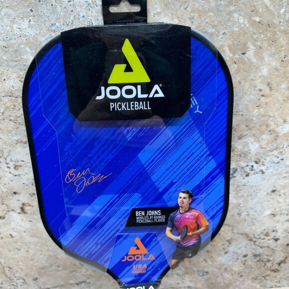 Joola Journey 10mm Pickleball Paddle Ben Johns Blue Black NWT - Picture 3 of 7